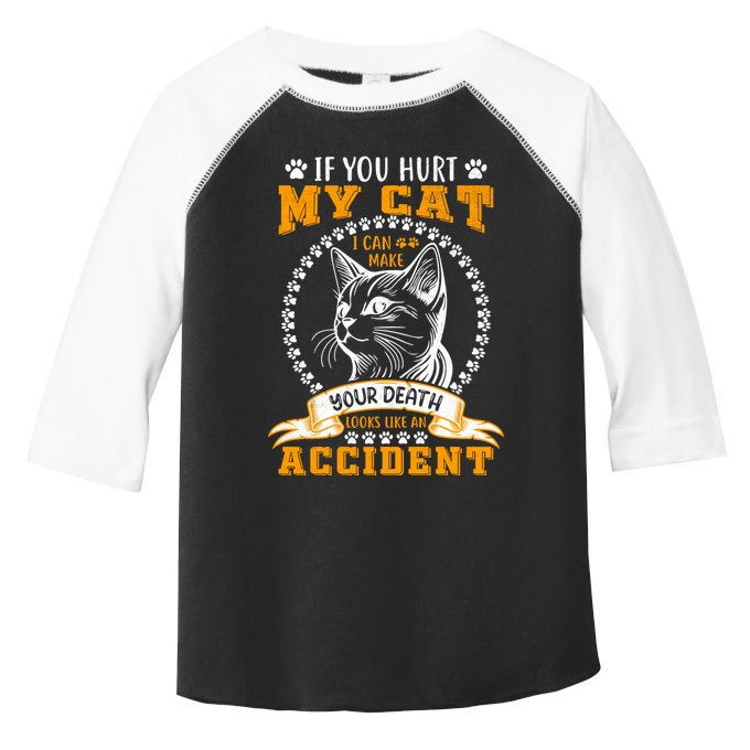 Protective Cat Owner Message Toddler Fine Jersey T-Shirt