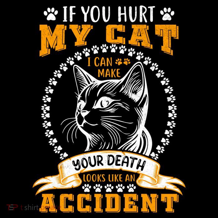 Protective Cat Owner Message Cropped Pullover Crew