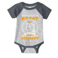Protective Cat Owner Message Infant Baby Jersey Bodysuit