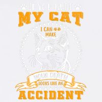 Protective Cat Owner Message Garment-Dyed Sweatshirt