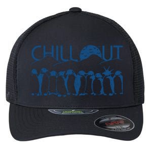 Penguins Chill Out Flexfit Unipanel Trucker Cap