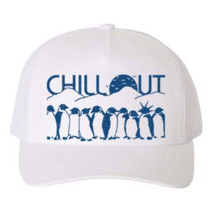 Penguins Chill Out Yupoong Adult 5-Panel Trucker Hat