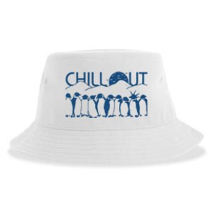 Penguins Chill Out Sustainable Bucket Hat