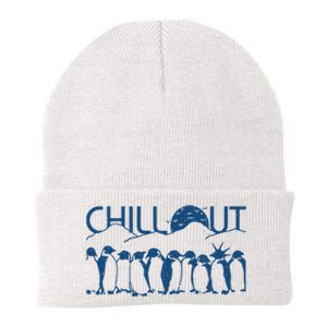 Penguins Chill Out Knit Cap Winter Beanie