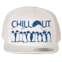 Penguins Chill Out Wool Snapback Cap