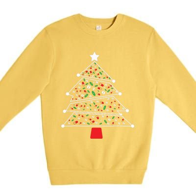 Pharmacist Christmas Pills And Meds Tree Premium Crewneck Sweatshirt