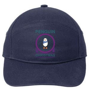 Penguin Christmas 7-Panel Snapback Hat