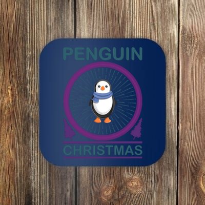 Penguin Christmas Coaster