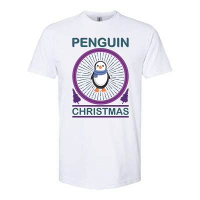 Penguin Christmas Softstyle® CVC T-Shirt