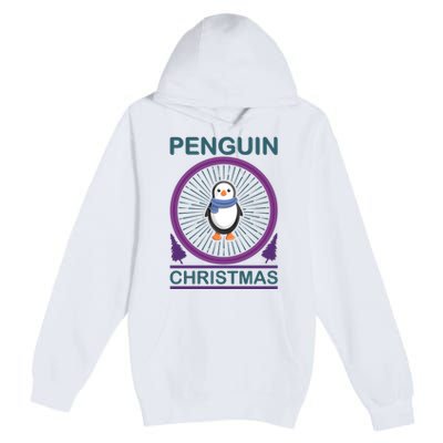 Penguin Christmas Premium Pullover Hoodie