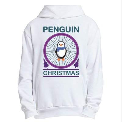 Penguin Christmas Urban Pullover Hoodie