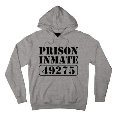 Prisoner Costume Prison Inmate County Jail Halloween Tall Hoodie