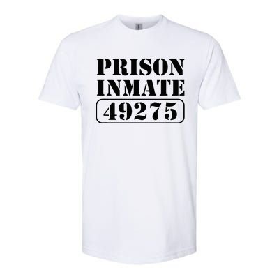 Prisoner Costume Prison Inmate County Jail Halloween Softstyle CVC T-Shirt