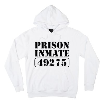 Prisoner Costume Prison Inmate County Jail Halloween Hoodie