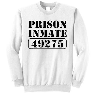 Prisoner Costume Prison Inmate County Jail Halloween Sweatshirt