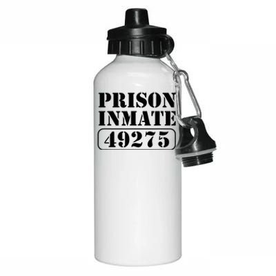 Prisoner Costume Prison Inmate County Jail Halloween Aluminum Water Bottle