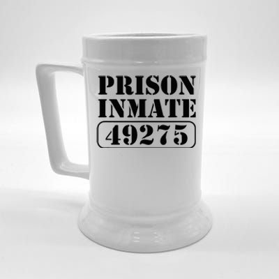 Prisoner Costume Prison Inmate County Jail Halloween Beer Stein