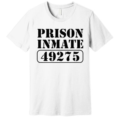 Prisoner Costume Prison Inmate County Jail Halloween Premium T-Shirt