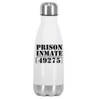 Prisoner Costume Prison Inmate County Jail Halloween Stainless Steel Insulated Water Bottle