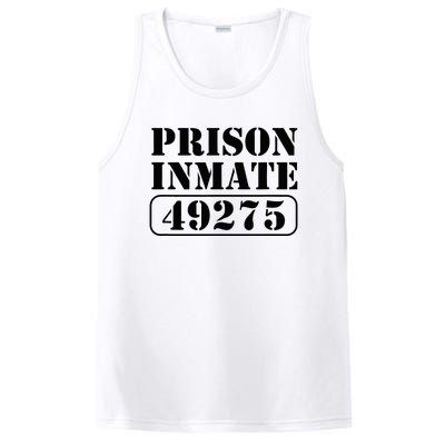 Prisoner Costume Prison Inmate County Jail Halloween PosiCharge Competitor Tank