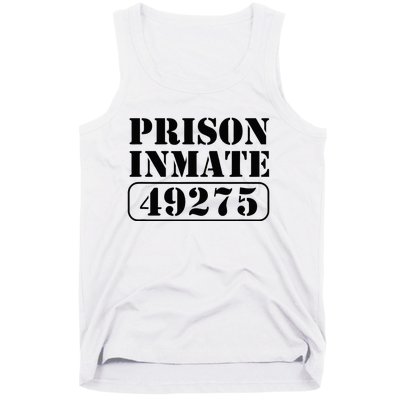 Prisoner Costume Prison Inmate County Jail Halloween Tank Top