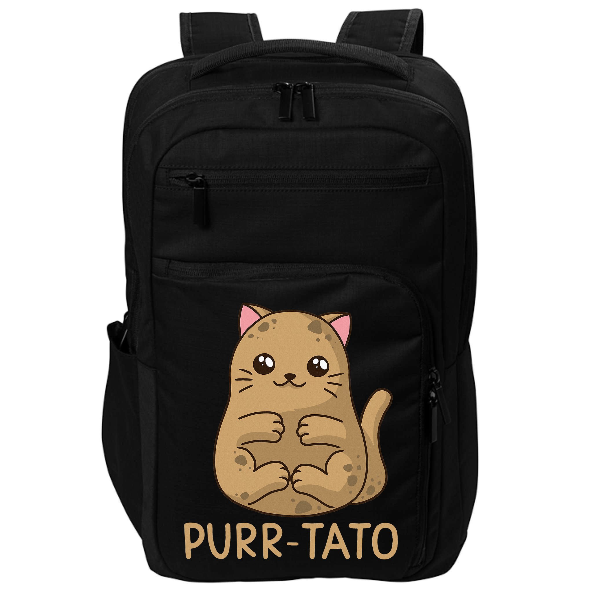 Purrtato Cat Potato Cat Lover Idaho Potatoes Impact Tech Backpack