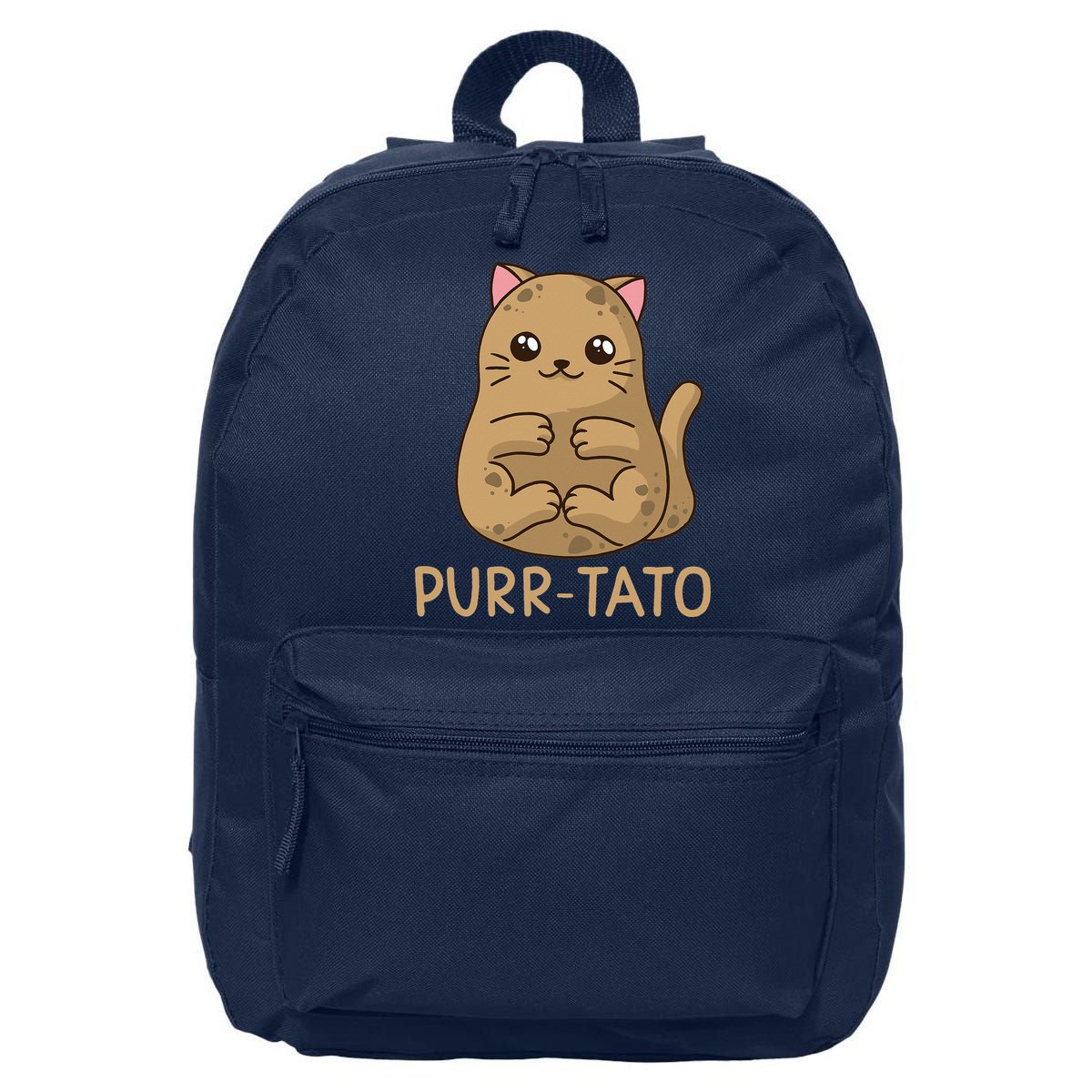 Purrtato Cat Potato Cat Lover Idaho Potatoes 16 in Basic Backpack
