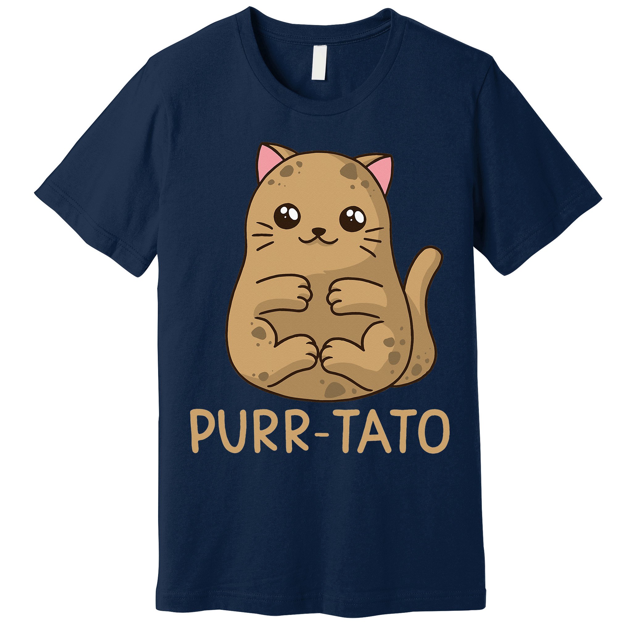 Purrtato Cat Potato Cat Lover Idaho Potatoes Premium T-Shirt