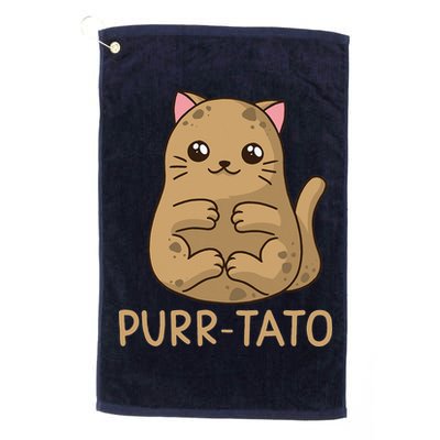 Purrtato Cat Potato Cat Lover Idaho Potatoes Golf Towel