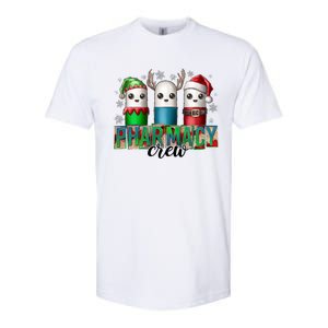 Pharmacy Crew Pharmacy Pill Merry Christmas Nurse Lover Cool Gift Softstyle CVC T-Shirt