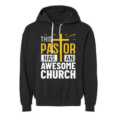 Pastor Costume Pastoring This Pastor Has An Awesome Church Garment-Dyed Fleece Hoodie