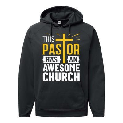 Pastor Costume Pastoring This Pastor Has An Awesome Church Performance Fleece Hoodie