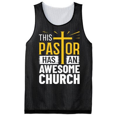 Pastor Costume Pastoring This Pastor Has An Awesome Church Mesh Reversible Basketball Jersey Tank