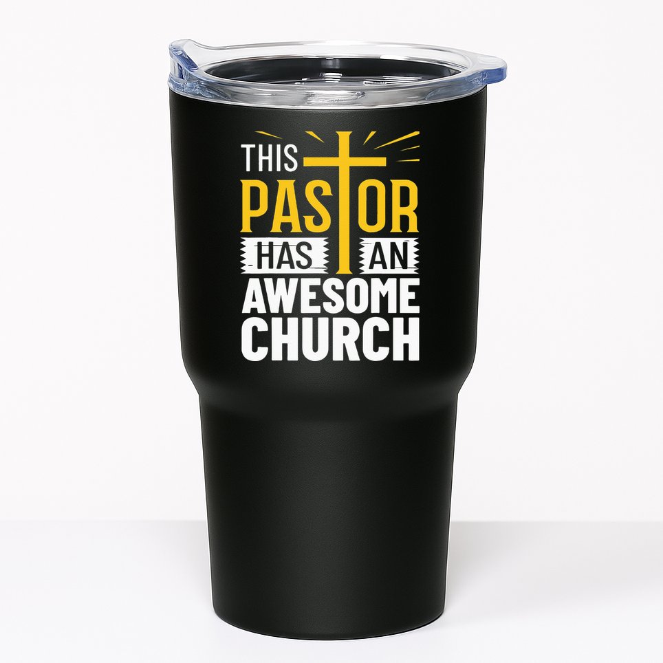 Pastor Costume Pastoring This Pastor Has An Awesome Church Tumbler