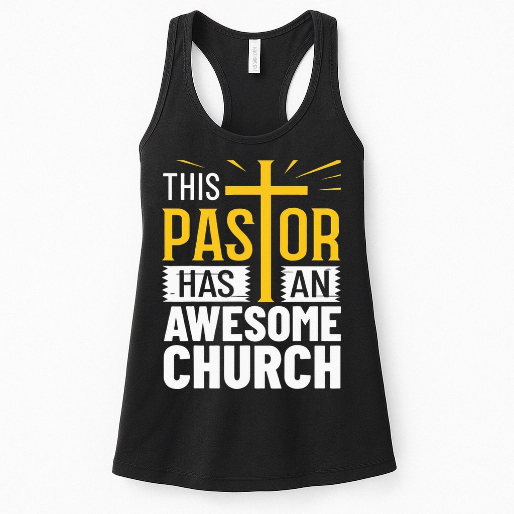 Pastor Costume Pastoring This Pastor Has An Awesome Church Womens Tank Top