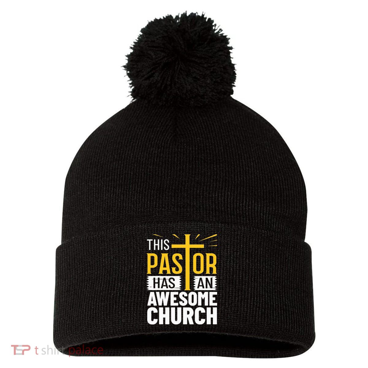 Pastor Costume Pastoring This Pastor Has An Awesome Church Pom Pom 12in Knit Beanie