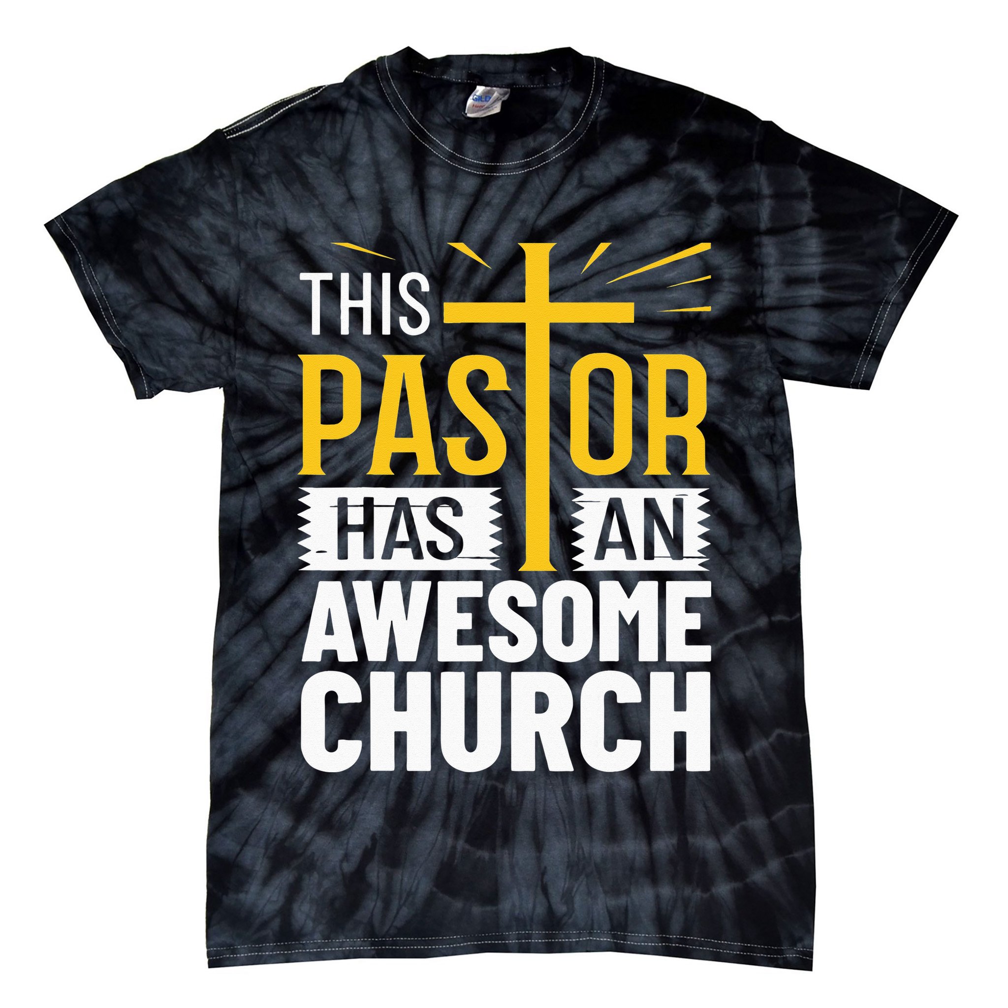 Pastor Costume Pastoring This Pastor Has An Awesome Church Tie-Dye T-Shirt