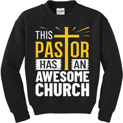 Pastor Costume Pastoring This Pastor Has An Awesome Church Kids Sweatshirt