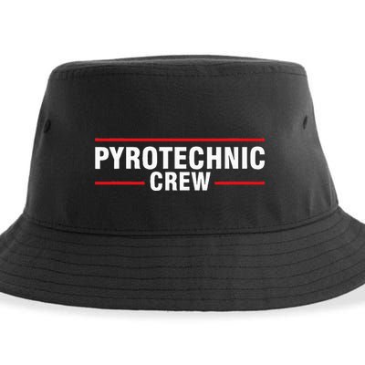 Pyrotechnic Crew Pyro Pyromaniac Fireworks Pyrotechnician Sustainable Bucket Hat