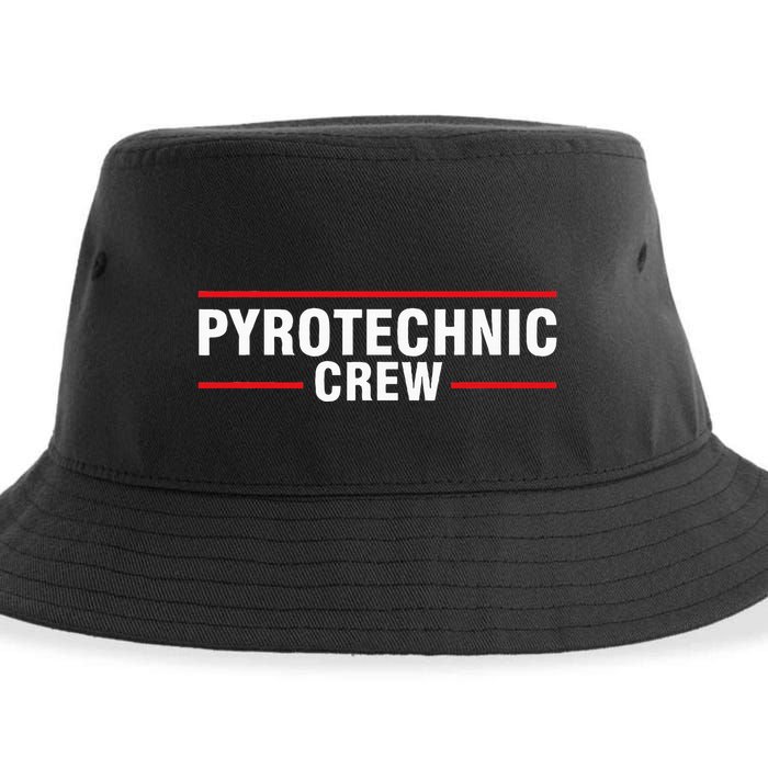 Pyrotechnic Crew Pyro Pyromaniac Fireworks Pyrotechnician Sustainable Bucket Hat
