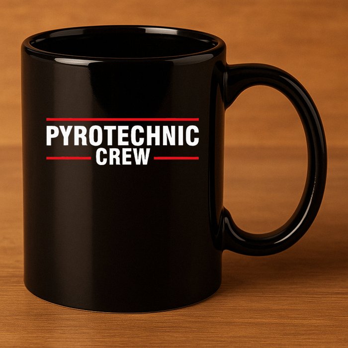 Pyrotechnic Crew Pyro Pyromaniac Fireworks Pyrotechnician 11oz C Handle Ceramic Mug