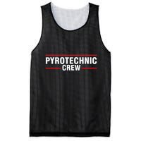 Pyrotechnic Crew Pyro Pyromaniac Fireworks Pyrotechnician Mesh Reversible Basketball Jersey Tank