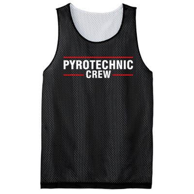 Pyrotechnic Crew Pyro Pyromaniac Fireworks Pyrotechnician Mesh Reversible Basketball Jersey Tank