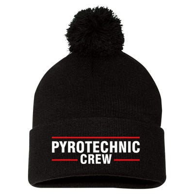 Pyrotechnic Crew Pyro Pyromaniac Fireworks Pyrotechnician Pom Pom 12in Knit Beanie