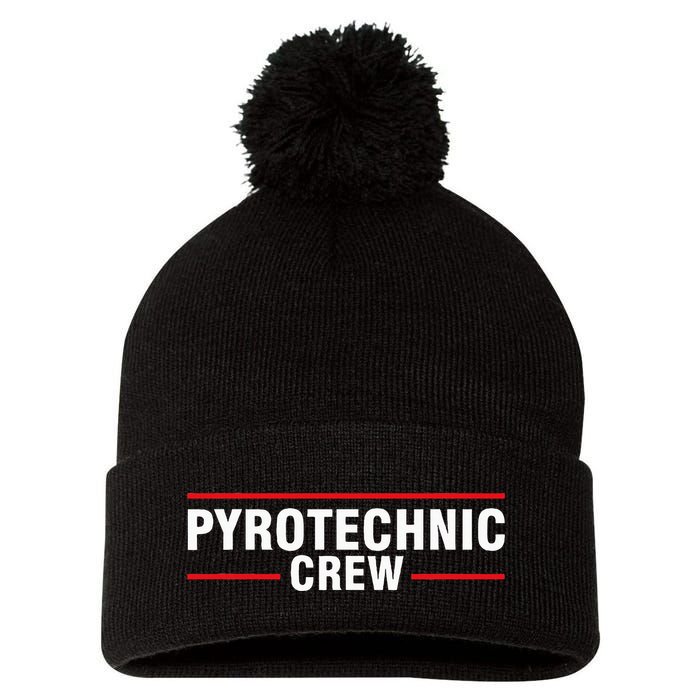 Pyrotechnic Crew Pyro Pyromaniac Fireworks Pyrotechnician Pom Pom 12in Knit Beanie