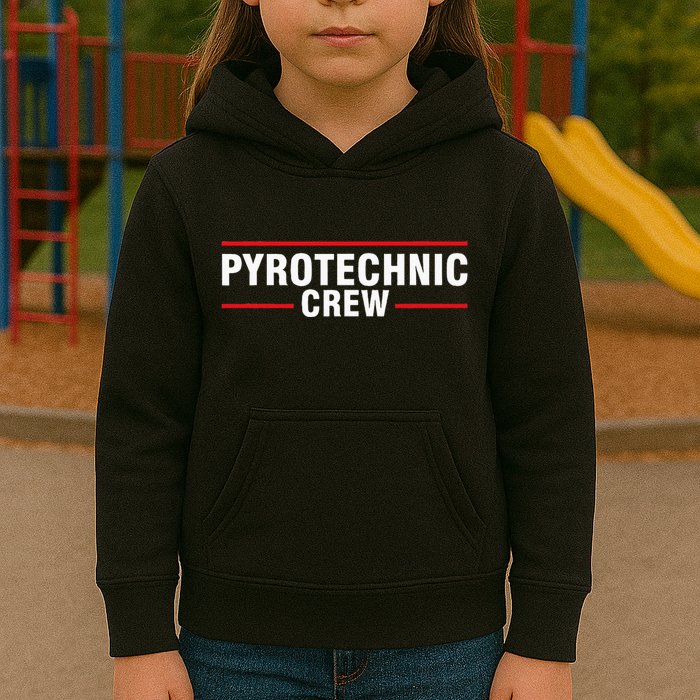 Pyrotechnic Crew Pyro Pyromaniac Fireworks Pyrotechnician Kids Hoodie