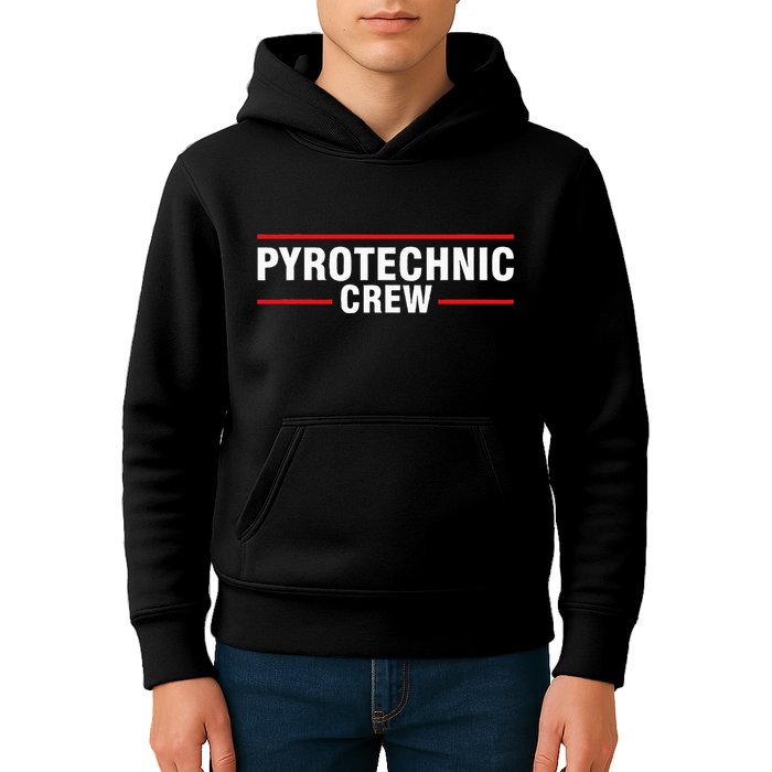 Pyrotechnic Crew Pyro Pyromaniac Fireworks Pyrotechnician Kids Hoodie
