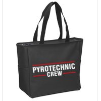 Pyrotechnic Crew Pyro Pyromaniac Fireworks Pyrotechnician Zip Tote Bag