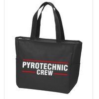 Pyrotechnic Crew Pyro Pyromaniac Fireworks Pyrotechnician Zip Tote Bag