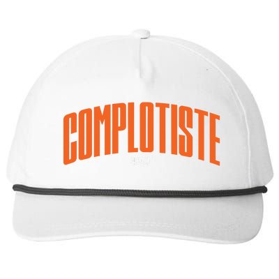 Prt Complotiste Snapback Five-Panel Rope Hat